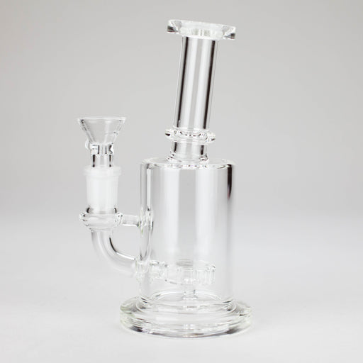 7″ Clear Glass Bong with water diffuser [C1041] Glass Bong Canadian Distributor
