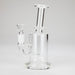 7″ Clear Glass Bong with water diffuser [C1041] Glass Bong Canadian Distributor