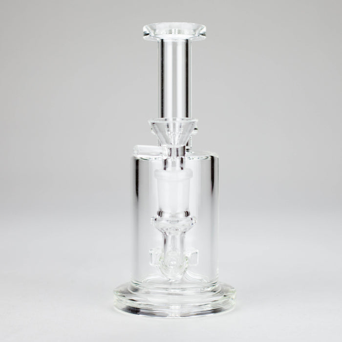 7″ Clear Glass Bong with water diffuser [C1041] Glass Bong Canadian Distributor