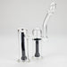 6″ Clyde Bubbler – Dual Chamber Glass Bong [DCK-018] Glass Bong Canadian Distributor