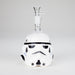 7.35" Evil Face Ceramic Bong – Helmet-Inspired Retro Design [ES086WP] Ceramic Bong Canadian Distributor