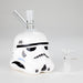 7.35" Evil Face Ceramic Bong – Helmet-Inspired Retro Design [ES086WP] Ceramic Bong Canadian Distributor