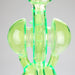 11″ Slim Green Recycler Glass Bong [C8033] Glass Bong Canadian Distributor