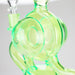 11″ Slim Green Recycler Glass Bong [C8033] Glass Bong Canadian Distributor
