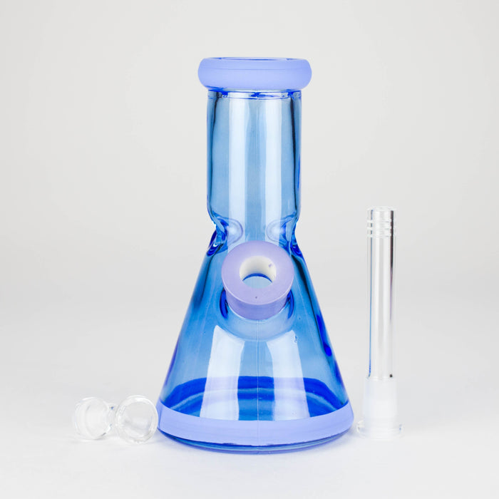 8" Soft glass beaker water bong [M08002] Glass Bong Canadian Distributor