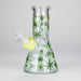 8" Soft glass beaker water bong [M08407] Glass Bong Canadian Distributor Green