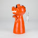 8" Vintage Red Dragon Ceramic Bong – Playful Mythical Creature Design[ES092WP] Ceramic Bong Canadian Distributor