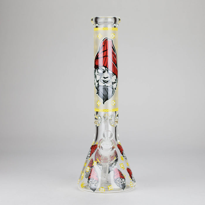 13″ 7mm Glass Beaker Bong [DCK-019] Glass Bong Canadian Distributor Yellow