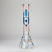 13″ 7mm Glass Beaker Bong [DCK-019] Glass Bong Canadian Distributor Red