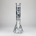 13″ 7mm Glass Beaker Bong [DCK-019] Glass Bong Canadian Distributor Black