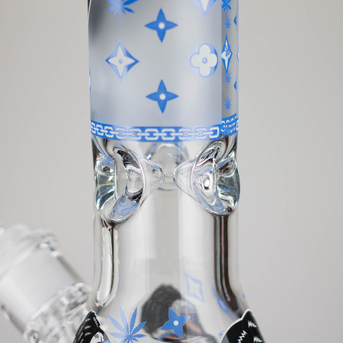 13″ 7mm Glass Beaker Bong [DCK-019] Glass Bong Canadian Distributor