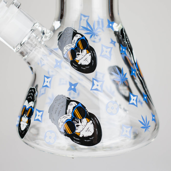13″ 7mm Glass Beaker Bong [DCK-019] Glass Bong Canadian Distributor