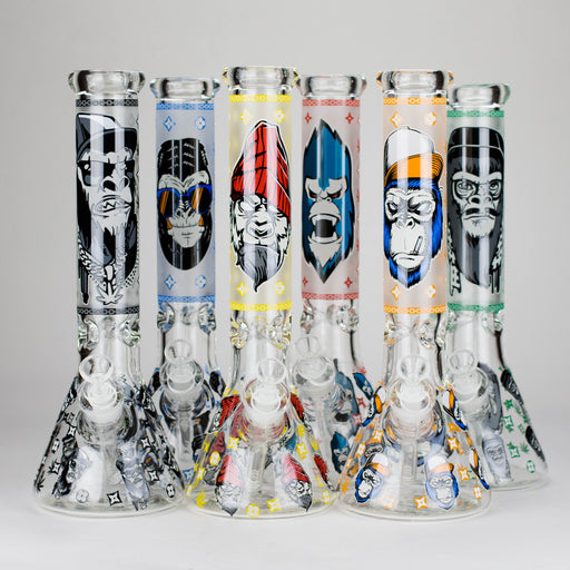 13″ 7mm Glass Beaker Bong [DCK-019] Glass Bong Canadian Distributor