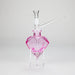 7″ Diamond Soft Glass Bong [DWP50] Glass Bong Canadian Distributor Pink