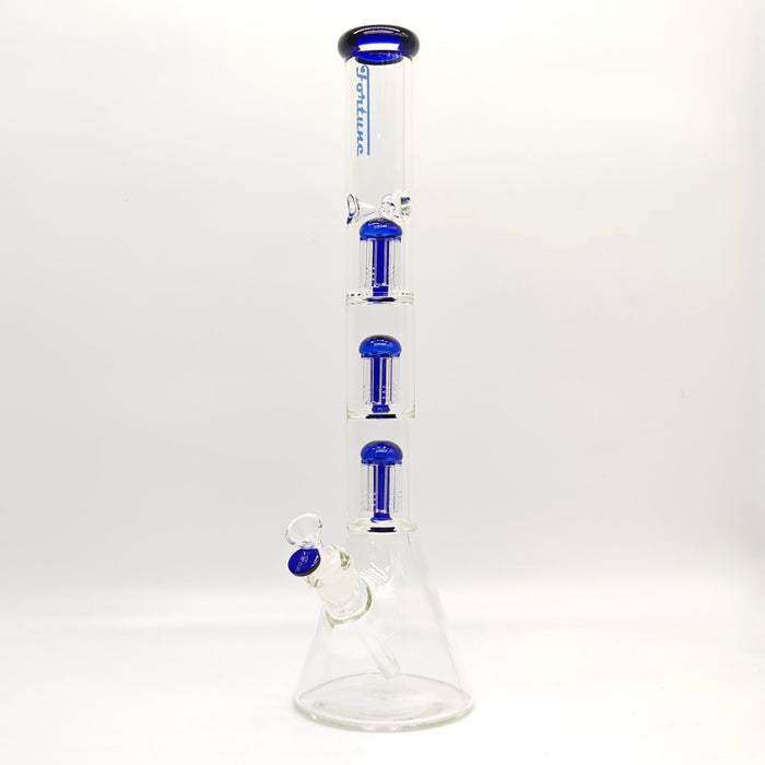 Fortune | 20" 7mm Tree Percolator Beaker [205007PC-BL] Glass Bong Fortune Blue