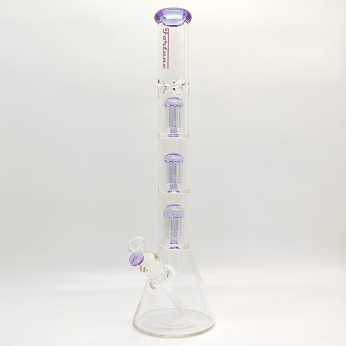 Fortune | 20" 7mm Tree Percolator Beaker [205007PC-BL] Glass Bong Fortune Purple