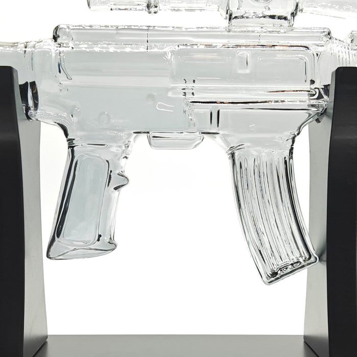 Fortune | 24" Carbine Rifle Bong With Hard Wood Stand [Gun-C] Glass Bong Fortune