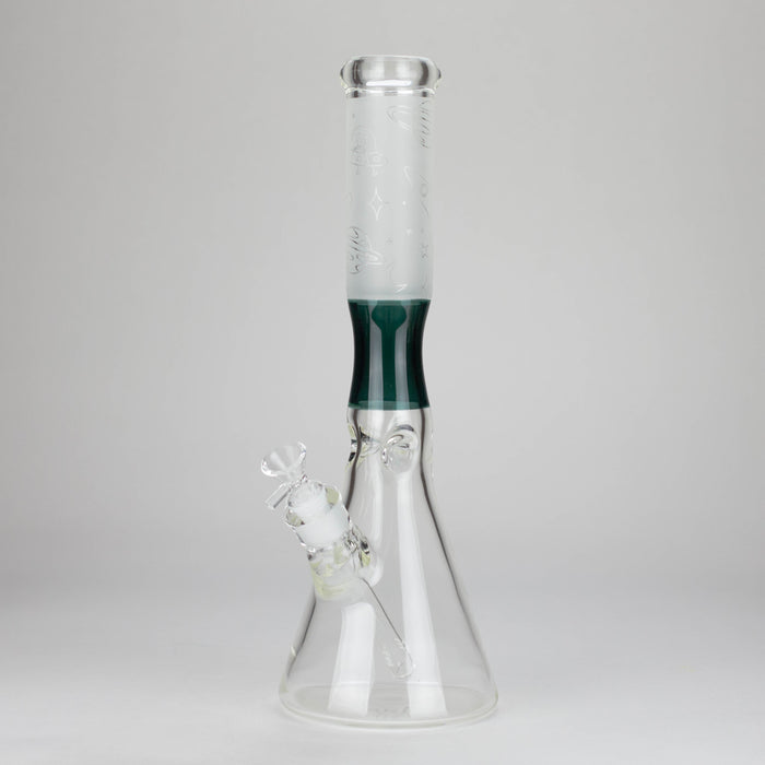 15″ 7mm Glass Beaker Bong [C1033] Glass Bong Canadian Distributor Teal