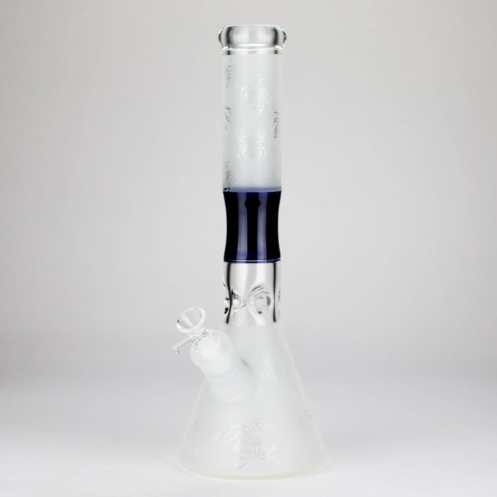 15″ 7mm Glass Beaker Bong [C1033] Glass Bong Canadian Distributor Blue