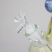 16″ Inside Out Jade Blue Color Tube Glass Bong [C2698] Glass Bong Canadian Distributor