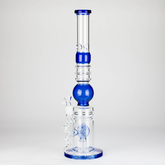 18.5″ Shower Head Perc Glass Water Bong [C2699] Glass Bong Canadian Distributor Blue
