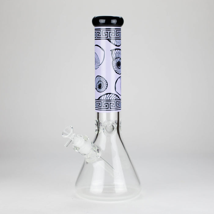 14″ 7mm Glass Beaker Bong [C1039] Glass Bong Canadian Distributor Purple