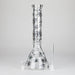 14″ Glow-in-the-Dark Glass Beaker Bong [C803x] Glass Bong Canadian Distributor