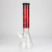 14″ 7mm Glass Beaker Bong [C1039] Glass Bong Canadian Distributor Red