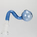 3.5″ U-Type Oil Burner Pipe – 14mm Glass Bubble Attachment [221021-2] Banger · Oil Burner Canadian Distributor Blue