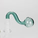 3.5″ U-Type Oil Burner Pipe – 14mm Glass Bubble Attachment [221021-2] Banger · Oil Burner Canadian Distributor Lake Green