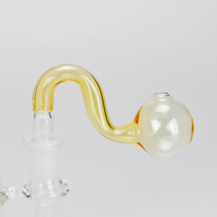3.5″ U-Type Oil Burner Pipe – 14mm Glass Bubble Attachment [221021-2] Banger · Oil Burner Canadian Distributor Yellow