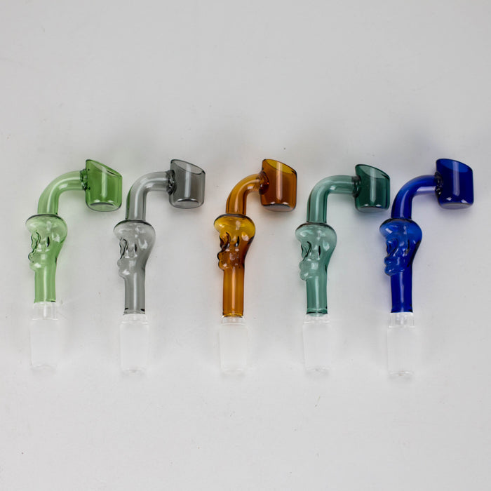 4" Unique Skull Design, 90-Degree Glass Banger [BN-600] Bowl · Banger · Oil Burner Canadian Distributor
