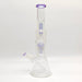 Fortune | 16" 7mm Double-Disk Percolator Beaker [1650PC-PK] Glass Bong Fortune