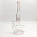 Fortune | 14" Double Inline Stemless to Grid Percolator Bong [1450PC] Glass Bong Fortune