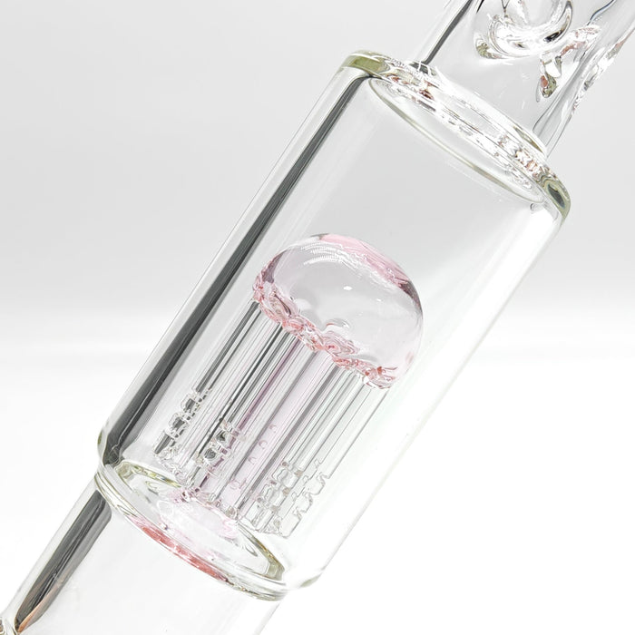 Fortune | 14" Double Inline Stemless to Grid Percolator Bong [1450PC] Glass Bong Fortune