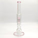 Fortune | 14" Double Inline Stemless to Grid Percolator Bong [1450PC] Glass Bong Fortune