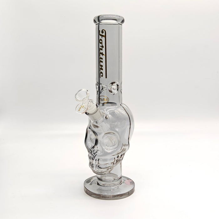 Fortune | Electroplated Skull 14" 7mm Glass Bong [SK144407E] Glass Bong Fortune