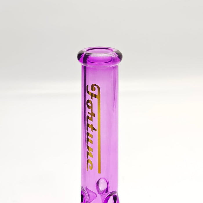 Fortune | 10" 4mm Assorted Colour Beaker Bong [CP103804] Glass Bong Fortune