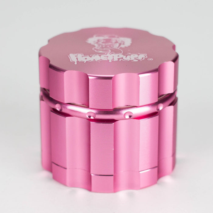 Honey Puff | 4 Parts 50mm Grinder [P1240] Regular Grinder Canadian Distributor Pink