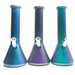 13" 7mm Delux Glass Beaker Bong-Assorted Color Glass Bong Super Supplys Inc