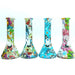 10" 5mm Hydrographic Cartoon Beaker-Assorted Design Glass Bong Super Supplys Inc