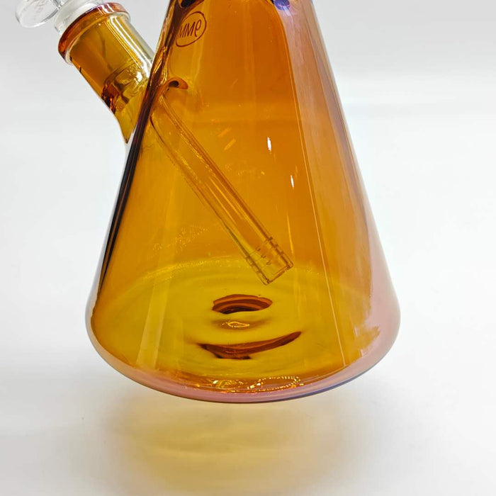 14“ 9mm Electroplated Beaker Bong-Assorted Color Glass Bong Fortune