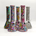 13" 7mm Calavera Hydrographic Glass Bong-Assorted Designs Glass Bong Super Supplys Inc