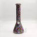 13" 7mm Calavera Hydrographic Glass Bong-Assorted Designs Glass Bong Super Supplys Inc