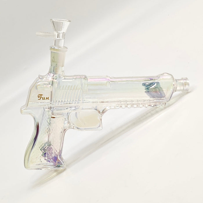 Electroplated 7.5" Arsenal Glass Bong [SGun1-A] Glass Bong Fortune Sunshine