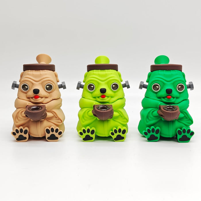 5.5" Pug Silicone Water Pipe [SP1118] Resin · Silicone · Plastic Bong Super Supplys Inc