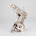 8" Skull Gun Ceramic Bong – Dark Art-Inspired Smoking Piece [ES090WP] Ceramic Bong Canadian Distributor