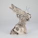 8" Skull Gun Ceramic Bong – Dark Art-Inspired Smoking Piece [ES090WP] Ceramic Bong Canadian Distributor