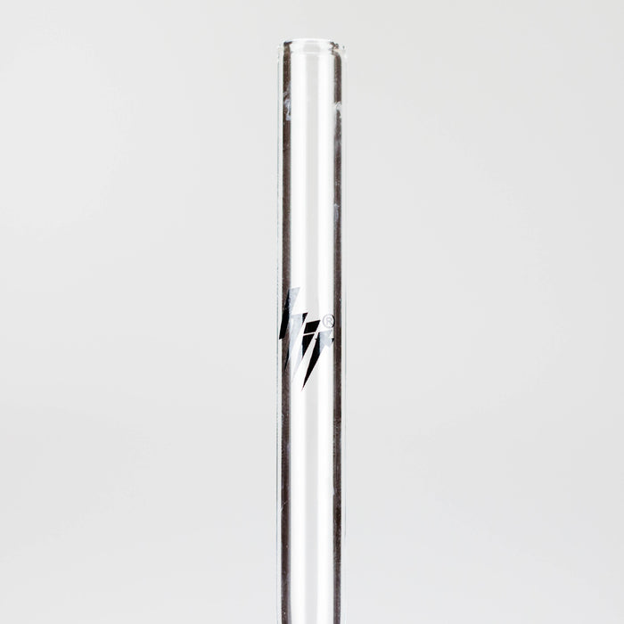 Skull Bent Glass Oil Pipe – 6.5" Curved Clear Burner Pipe Oil Burner NIBO Distribution