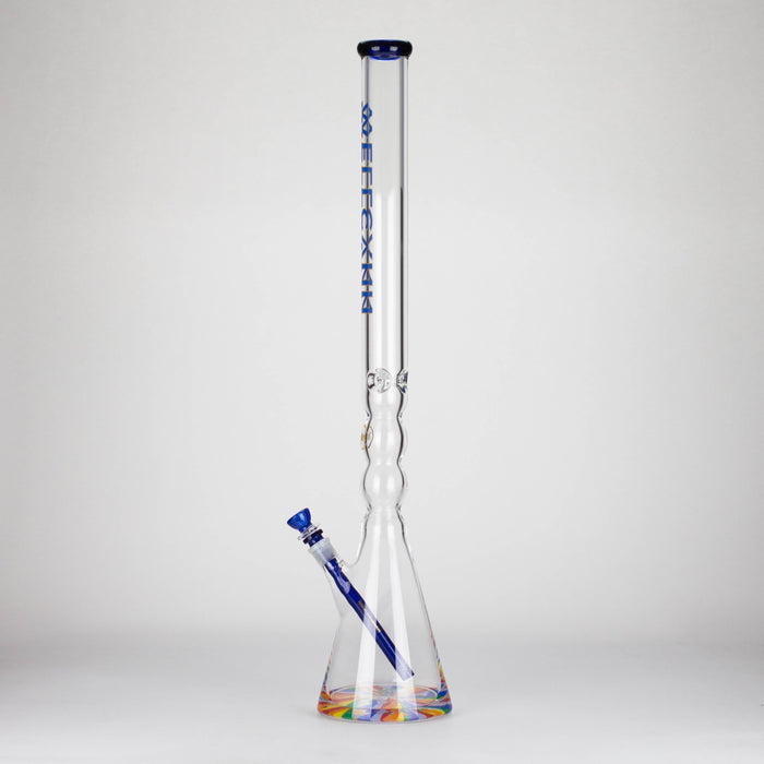WellCann | 29" Curved Tube Beaker Bong – Heavy-Duty 7mm Glass with Thick Base Glass Bong Smoking Cat Distribution